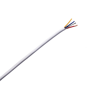 White 4 Core Stranded Unshielded Security Alarm Cable