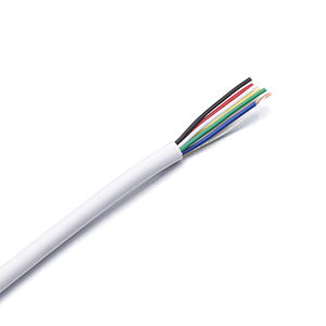 White 6 Core Stranded Unshielded Security Alarm Cable