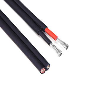 Black Twin Core 4mm 6mm 10mm Solar Cable