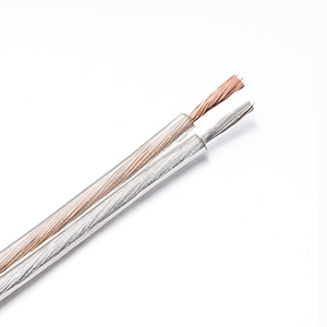 Transparent Flat Speaker Cable