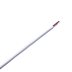 White 2 Core Stranded Unshielded Security Alarm Cable
